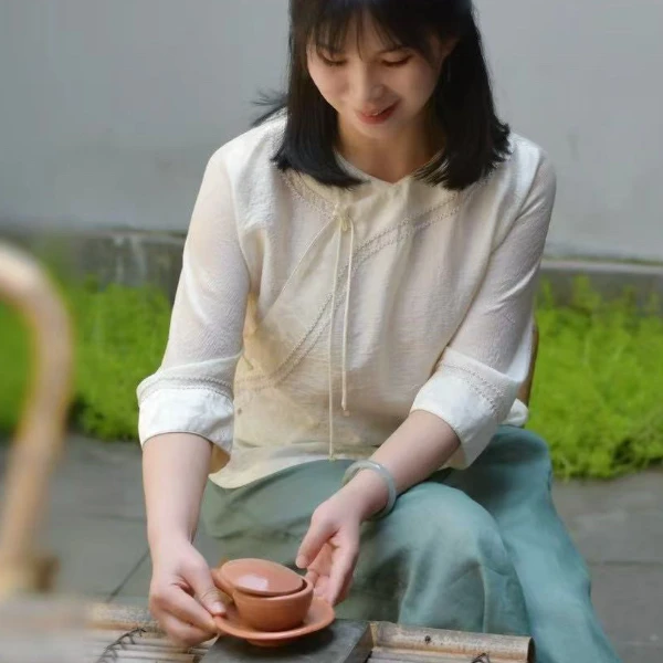 原创设计.新中式上衣 QL-2225027