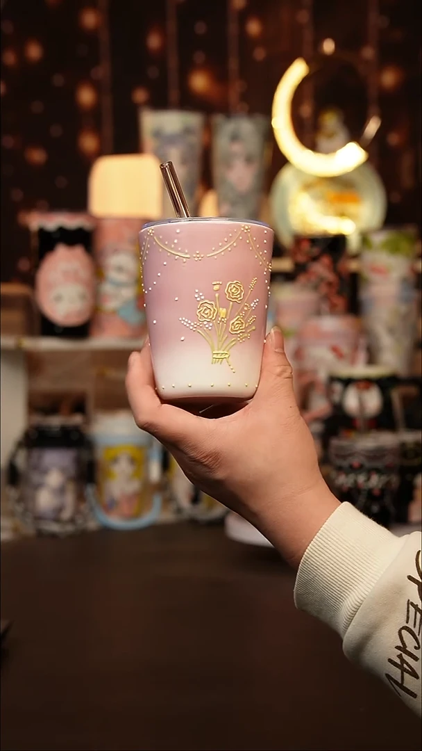 （玉泥）景德镇手工手绘文创陶瓷杯