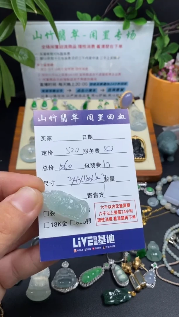 颈饰未镶嵌翡翠3001766