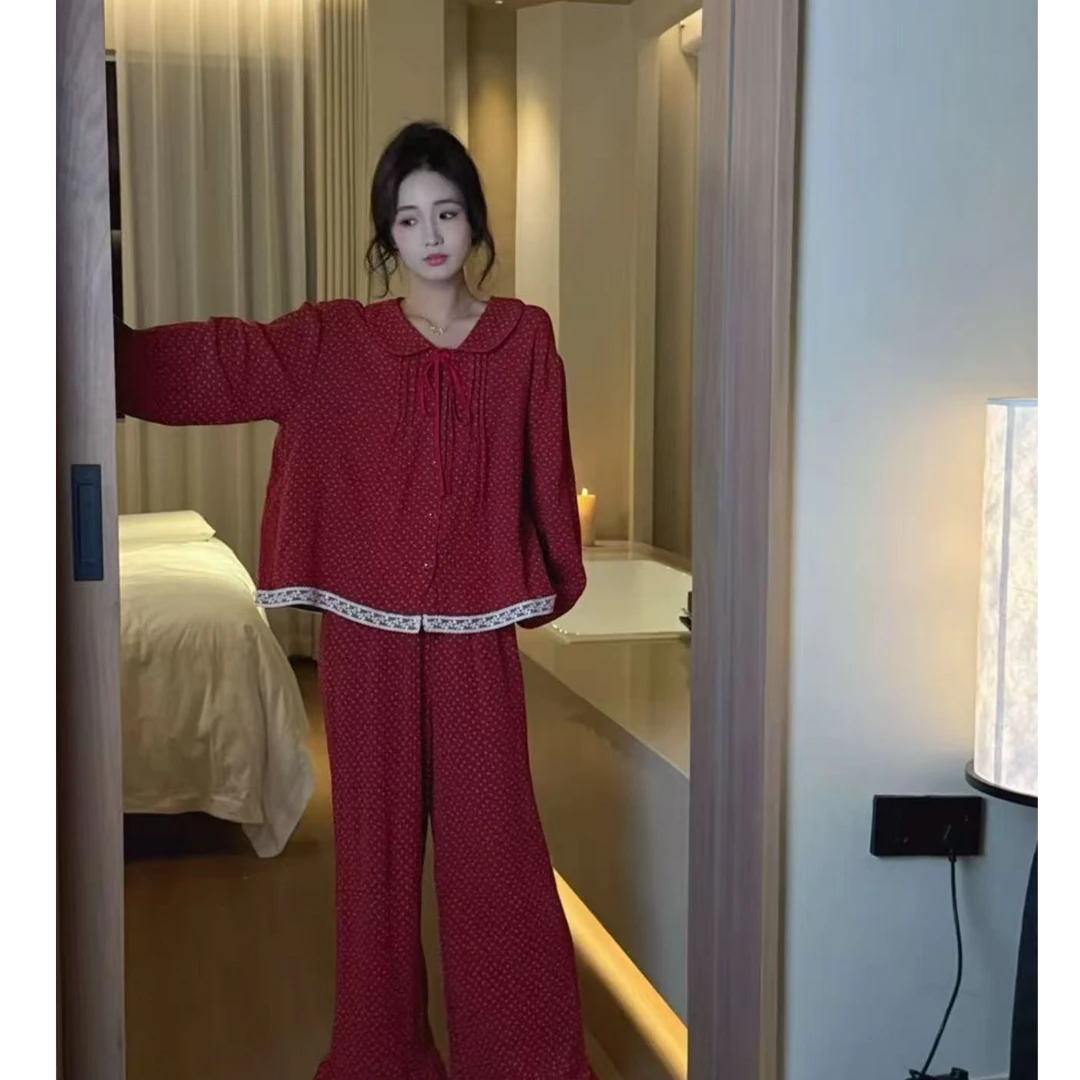 大菲【慕笙诺梦】高定设计款中式风家居服套装