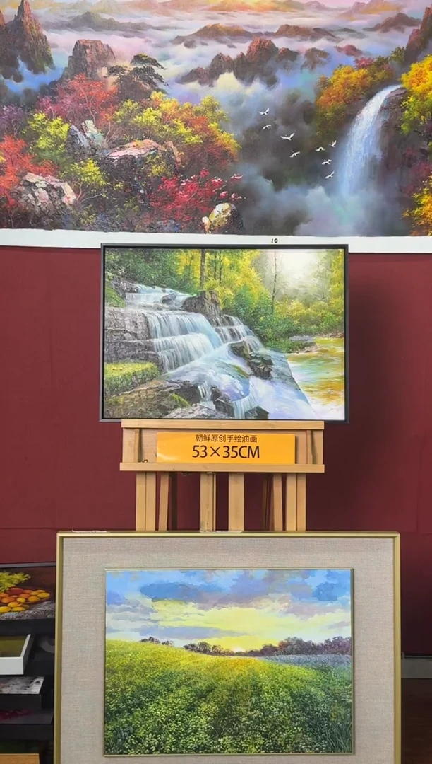 油画【11号】约53*35cm丨朝鲜原创纯手绘孤品油画丨顺丰包邮