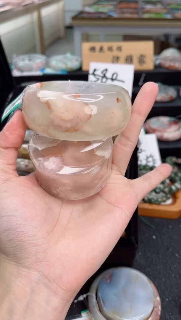 石英质玉手镯未镶嵌60圈口（赠品镯心）3918133