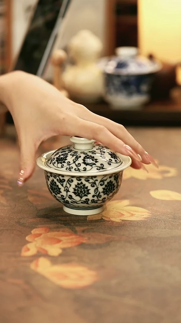 陶瓷手工手绘茶器-75
