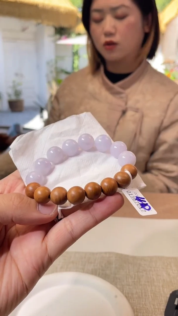 未镶嵌手链翡翠珠串