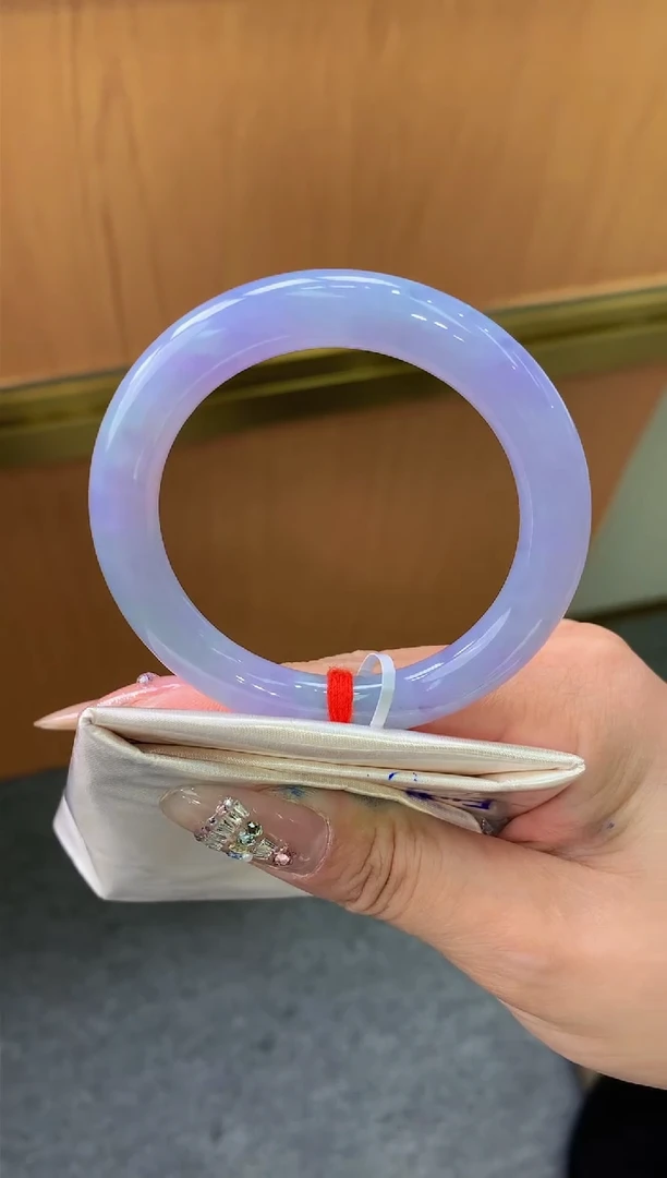 未镶嵌手镯翡翠-F113-圆条52