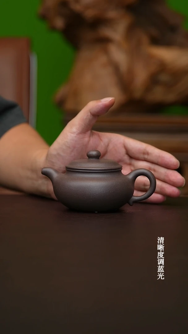 茶壶紫砂宜兴原矿深井老紫泥半手工仿古