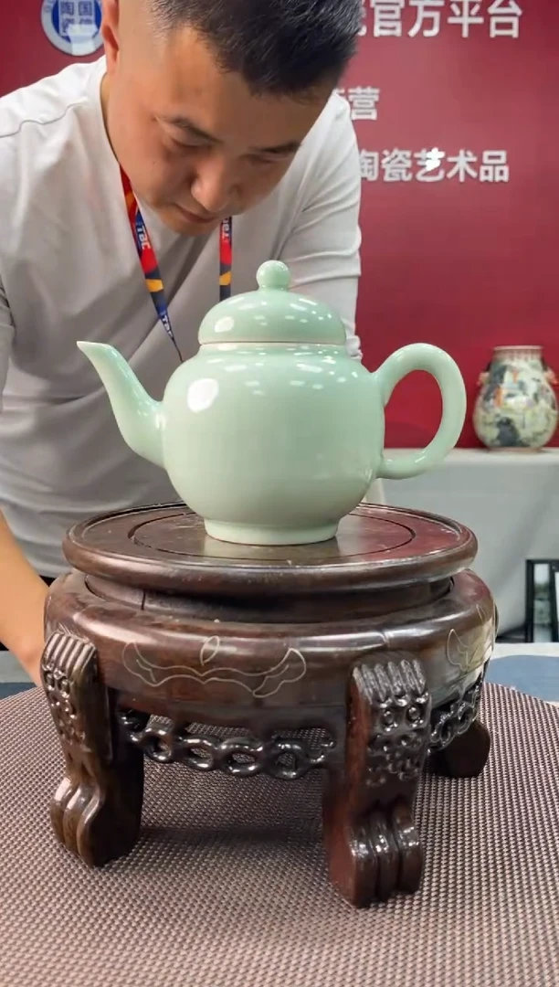 陶瓷e085景德镇瓷器一件
