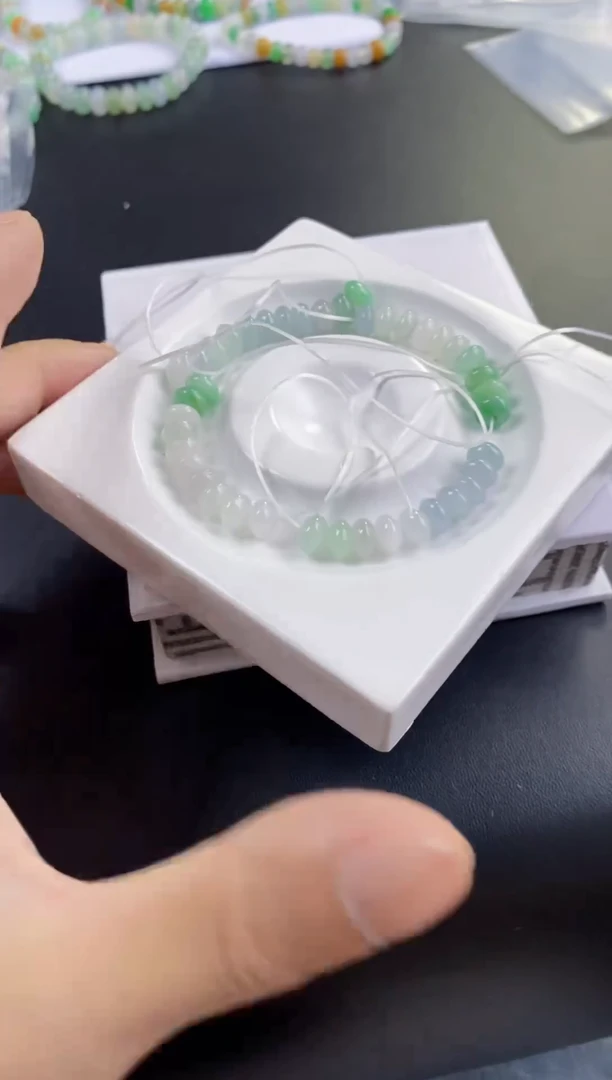 翡翠散珠5天然A货翡翠散珠卡7+多样性发10颗