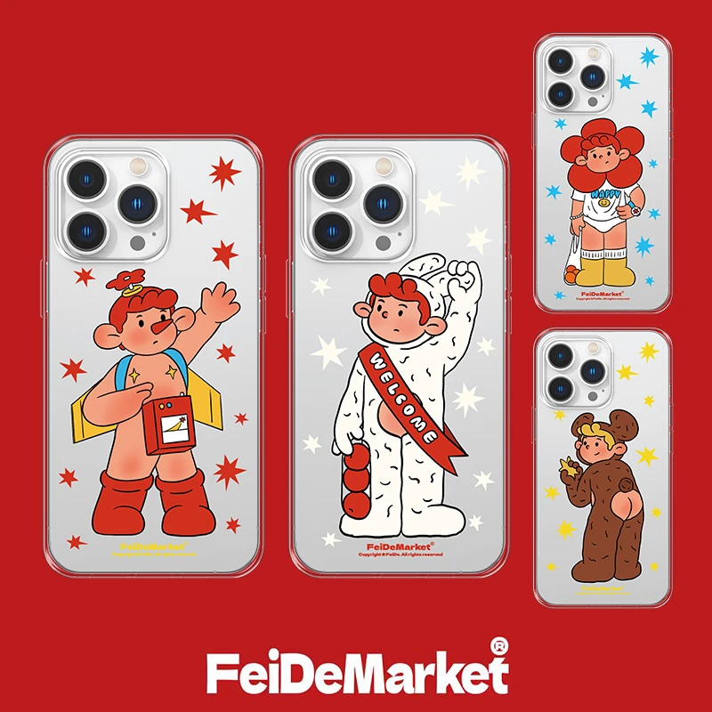 FeiDe Market 主理人合作-IP人物-适用苹果iPhone14-16系列手机壳