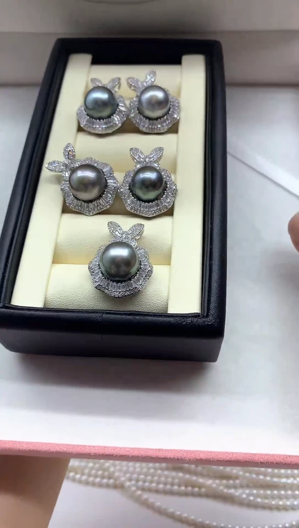 银S925镶嵌海水珍珠吊坠(不含链)多样性发其一