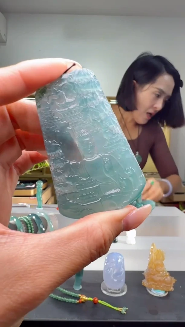 吊坠(赠链)未镶嵌翡翠阿弥