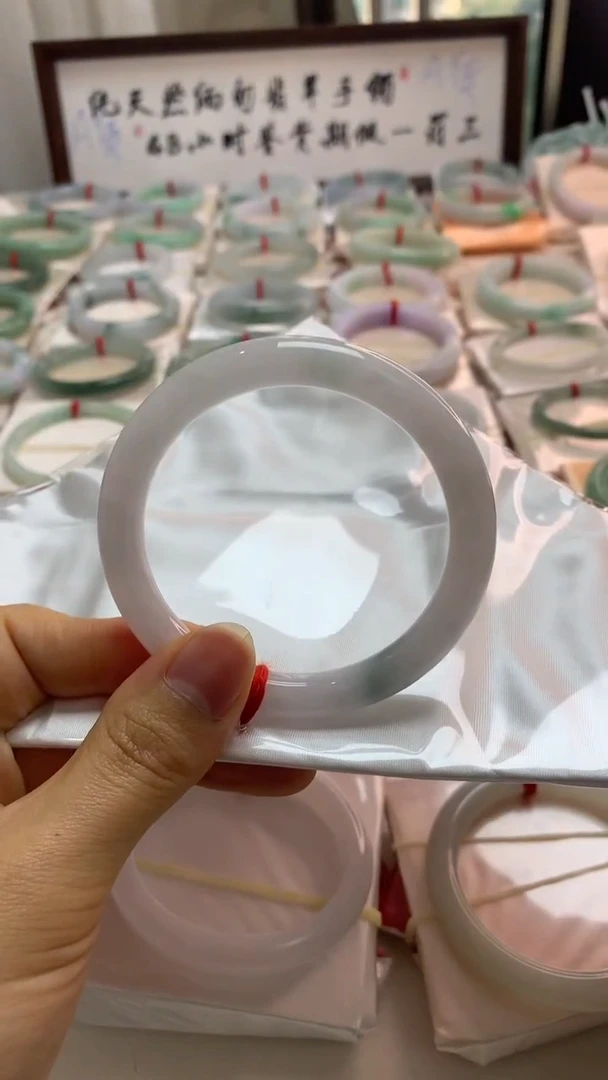 未镶嵌手镯翡翠57圆条