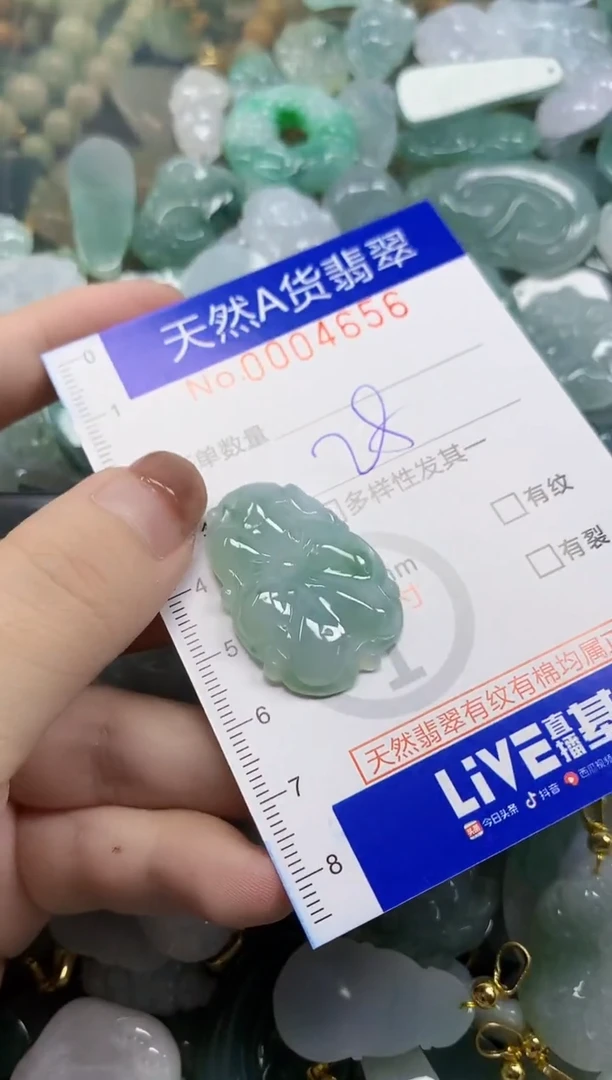 颈饰未镶嵌翡翠天然A货翡翠
