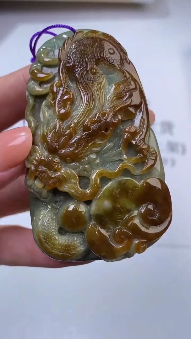 翡翠未镶嵌颈饰306112