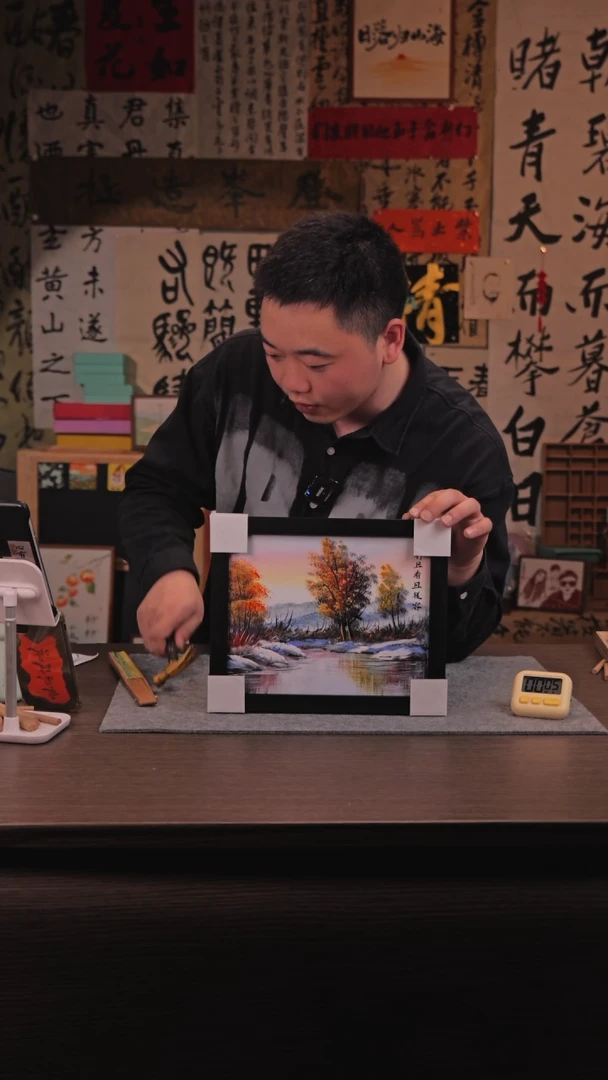 【闪购商品】国画116 且行 油画手绘