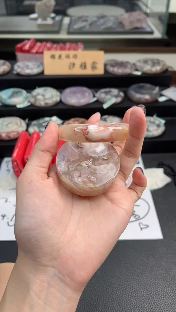 石英质玉手镯未镶嵌54圈口（赠送镯心）3658190