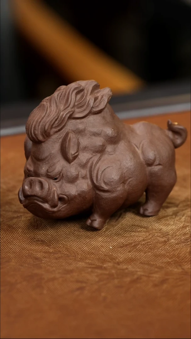紫砂茶宠紫砂野猪