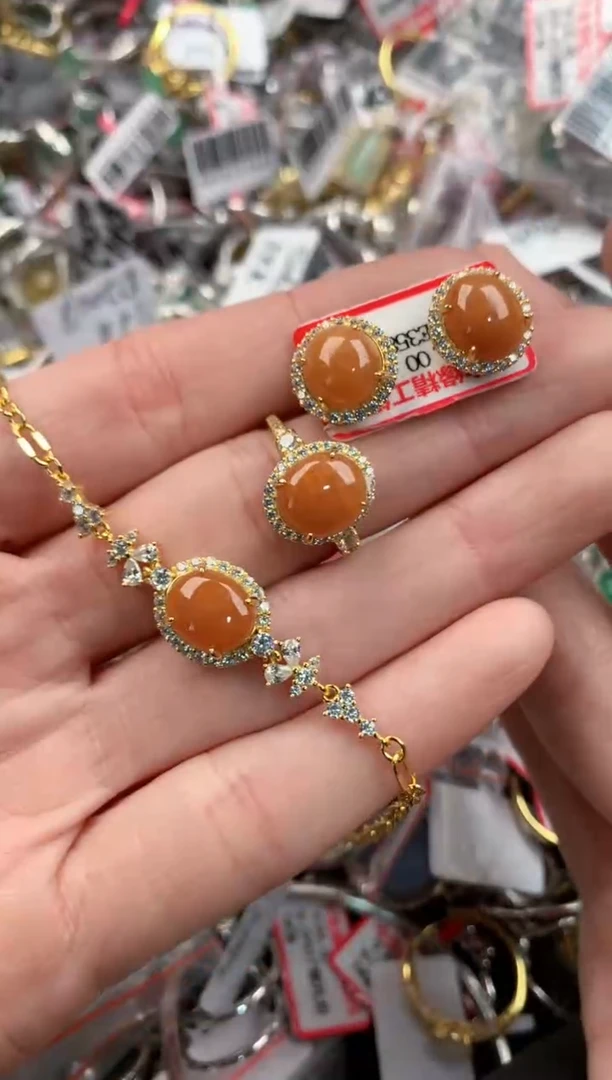 银S925镶嵌戒指翡翠777    4