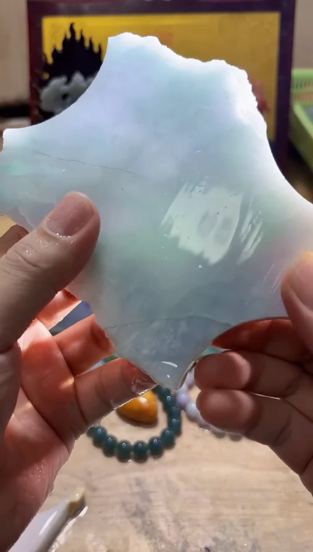 未镶嵌挂件翡翠A货常星6397