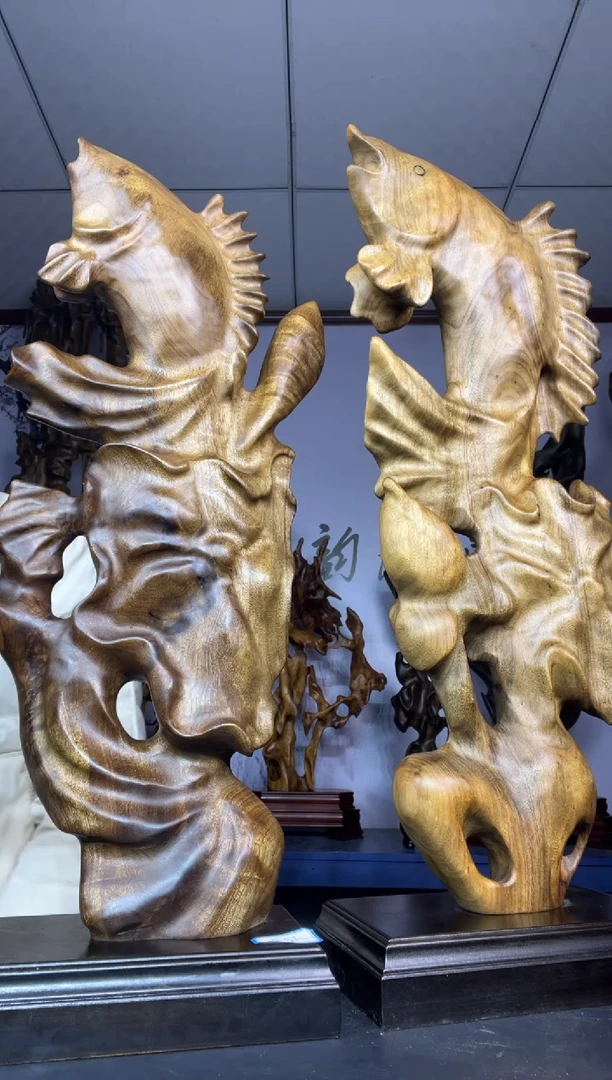 金丝楠木雕款M***y金丝楠木工艺品摆件