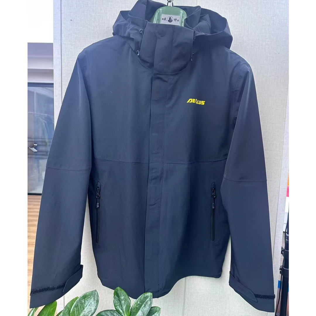 【特伦布朗】男款黑色单冲锋衣FSLT