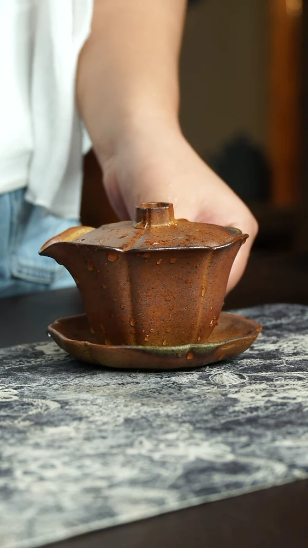 茶杯紫砂63号宜兴紫砂原矿作品