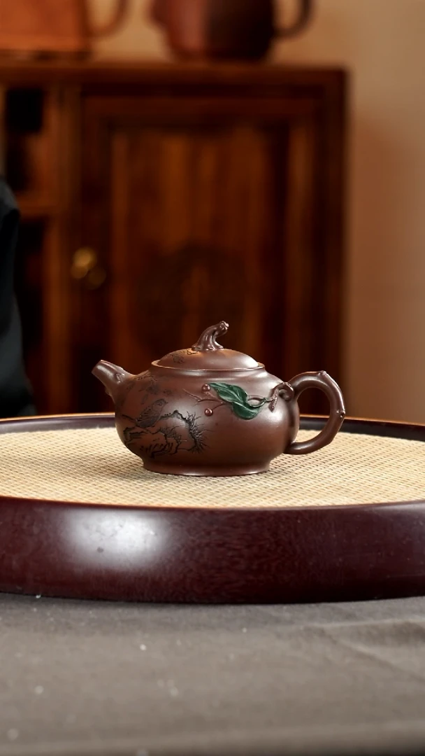 茶壶紫砂王正红紫砂壶