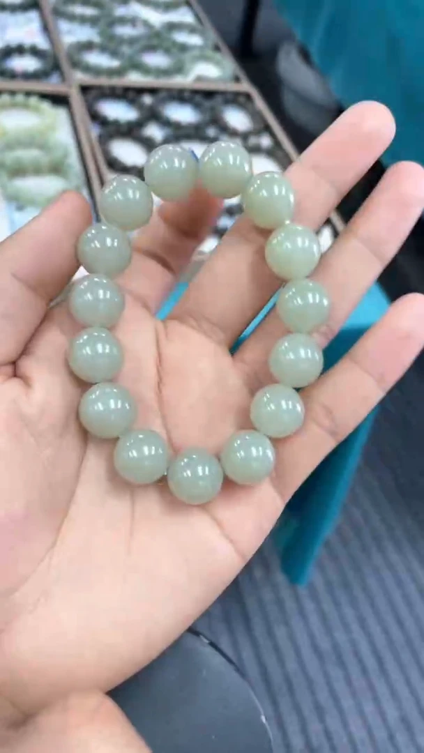 手串未镶嵌和田玉纯天然新疆和田玉卡14A214