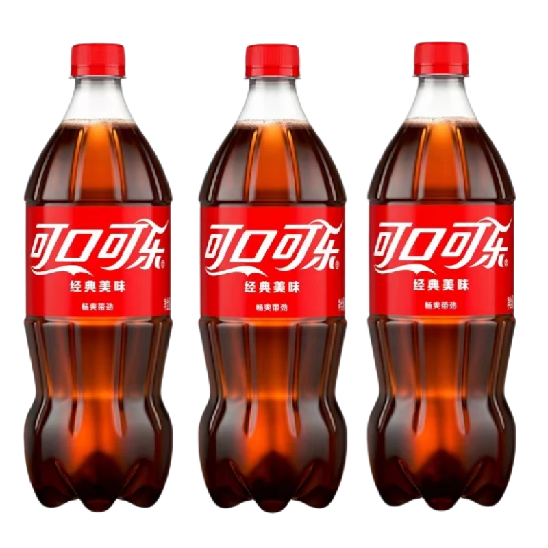 【3瓶】可口可乐含糖888ML*3瓶