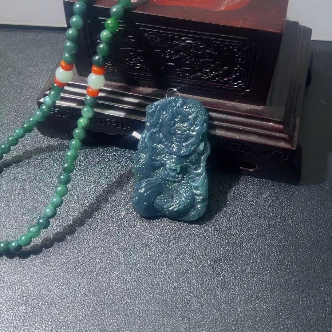 天然翡翠A货时尚百搭龙牌GS-40161 多样性发货