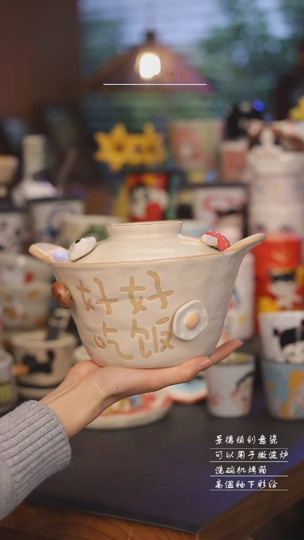 【闪购商品】景德镇可爱设计师款陶瓷