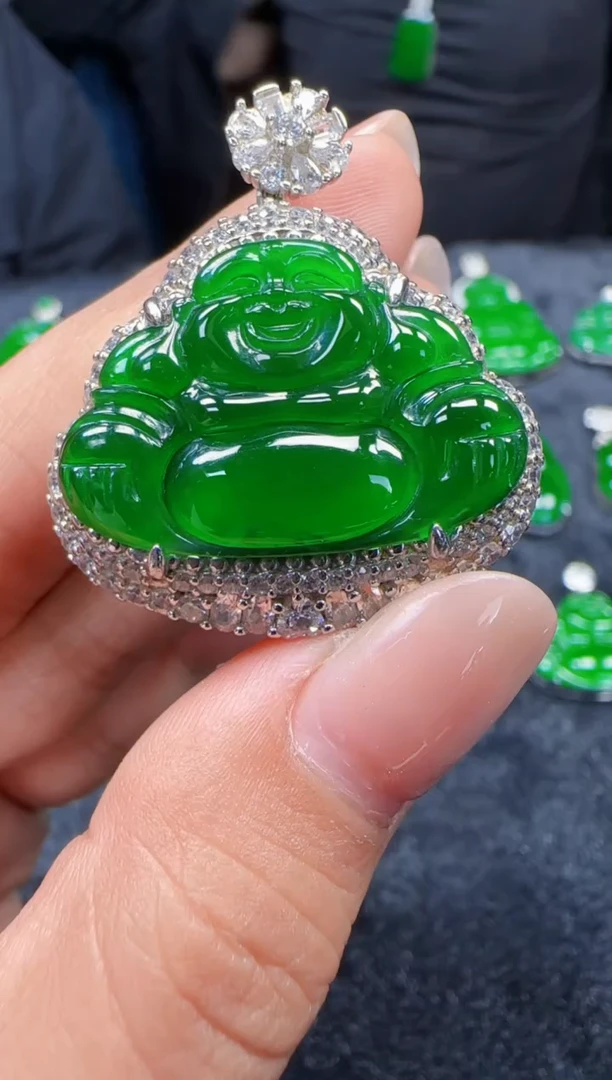 未镶嵌定制翡翠翡翠吊坠41