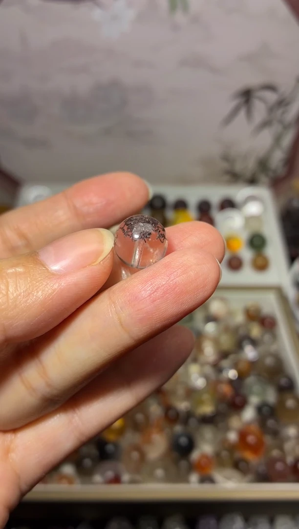 未镶嵌手串水晶11.3mm幽灵