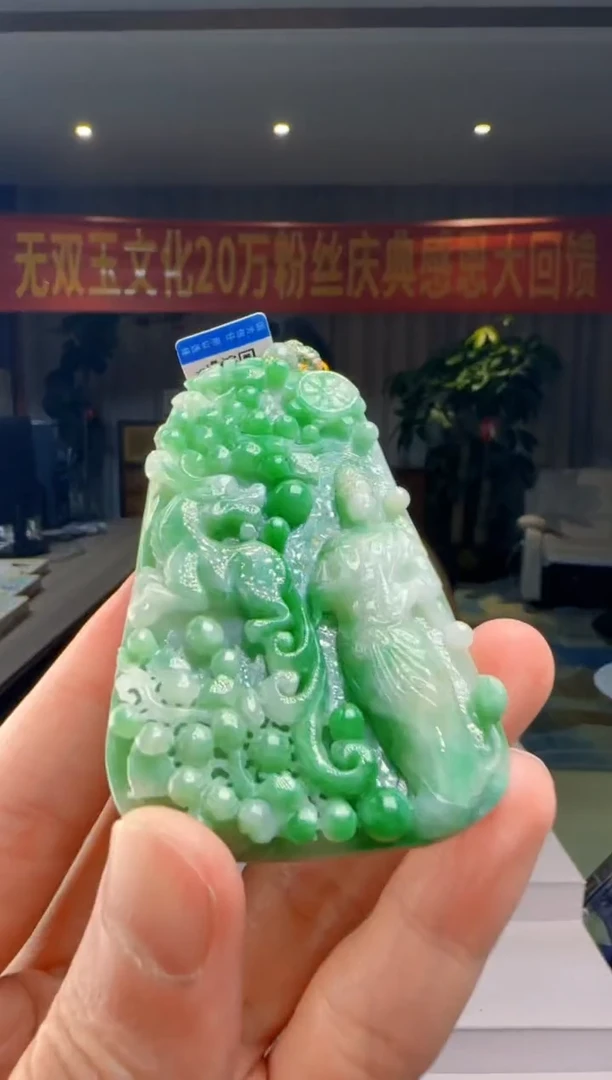 翡翠未镶嵌颈饰DY@@960Q3J18464