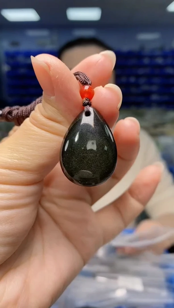 【闪购商品】黑曜岩颈饰未镶嵌  Q01082