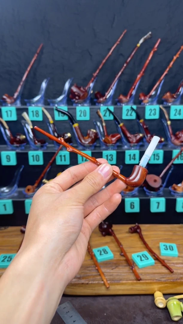 一物一图檬子木手工香烟嘴