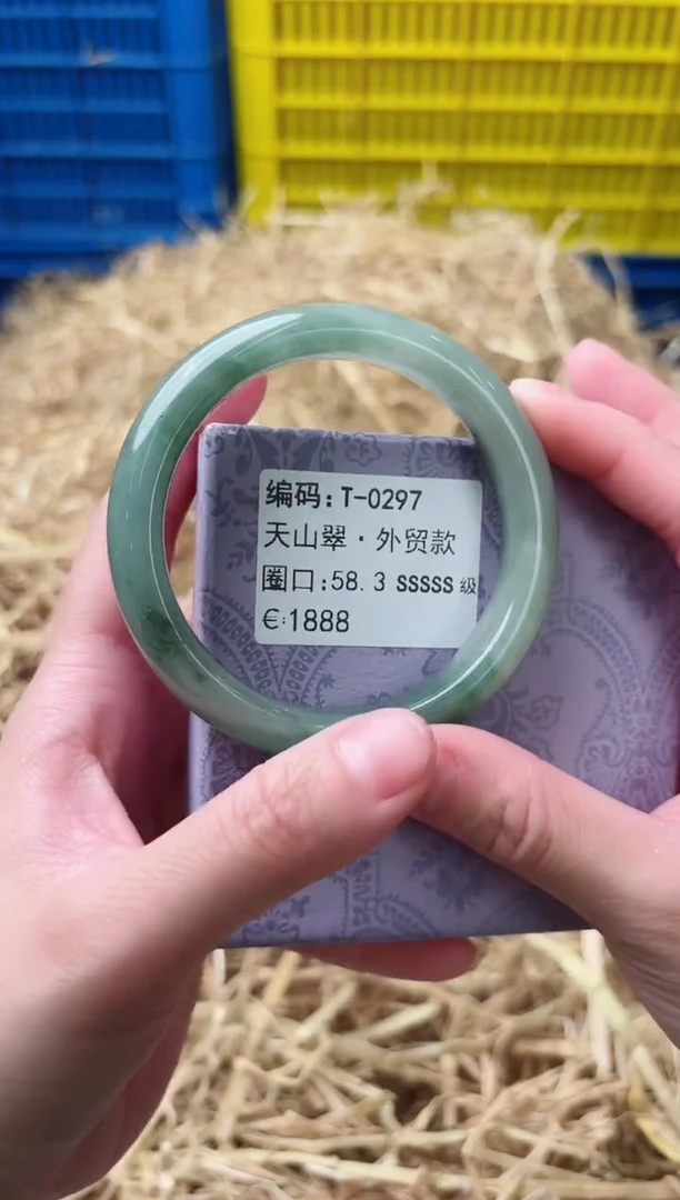 未镶嵌手镯石英质玉T-0297