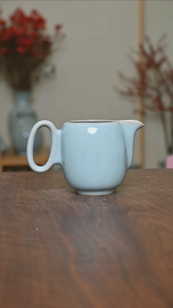 【闪购商品】其他美好时光公道杯 微瑕天青釉 无款