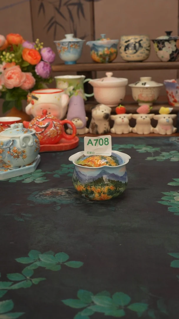 石一  大兴安岭花口盖碗708