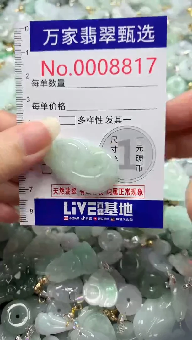 吊坠(不含链)未镶嵌翡翠8817