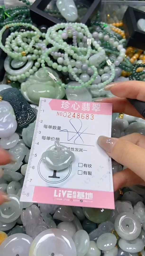 翡翠未镶嵌颈饰闪购0248683