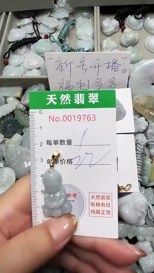 翡翠未镶嵌吊坠(不含链)9763