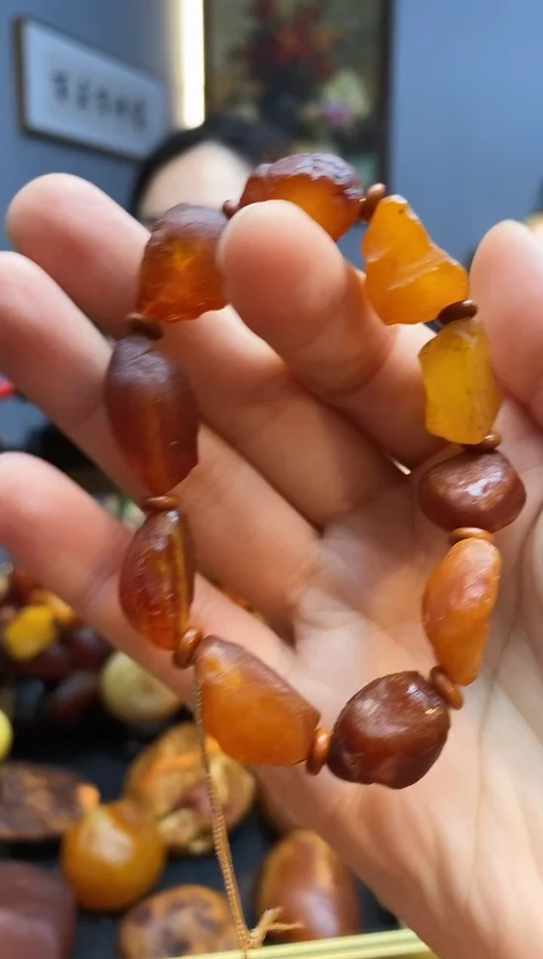 手链琥珀未镶嵌手串