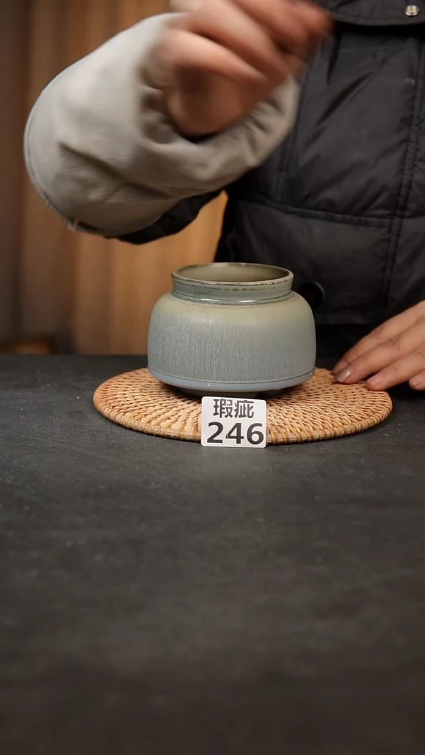 【闪购商品】瓷片246泥泥手工花盆口8