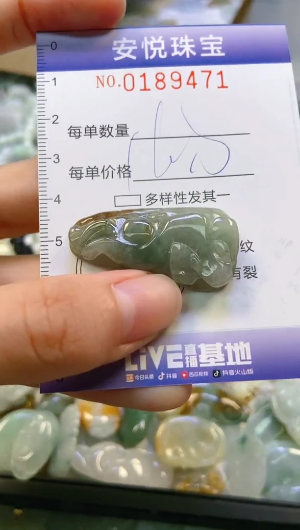 翡翠未镶嵌颈饰闪购0189471