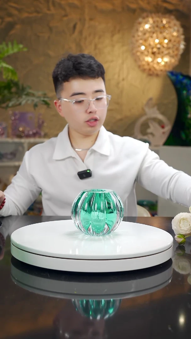 手工艺品琉璃蓝色南瓜香薰瓶