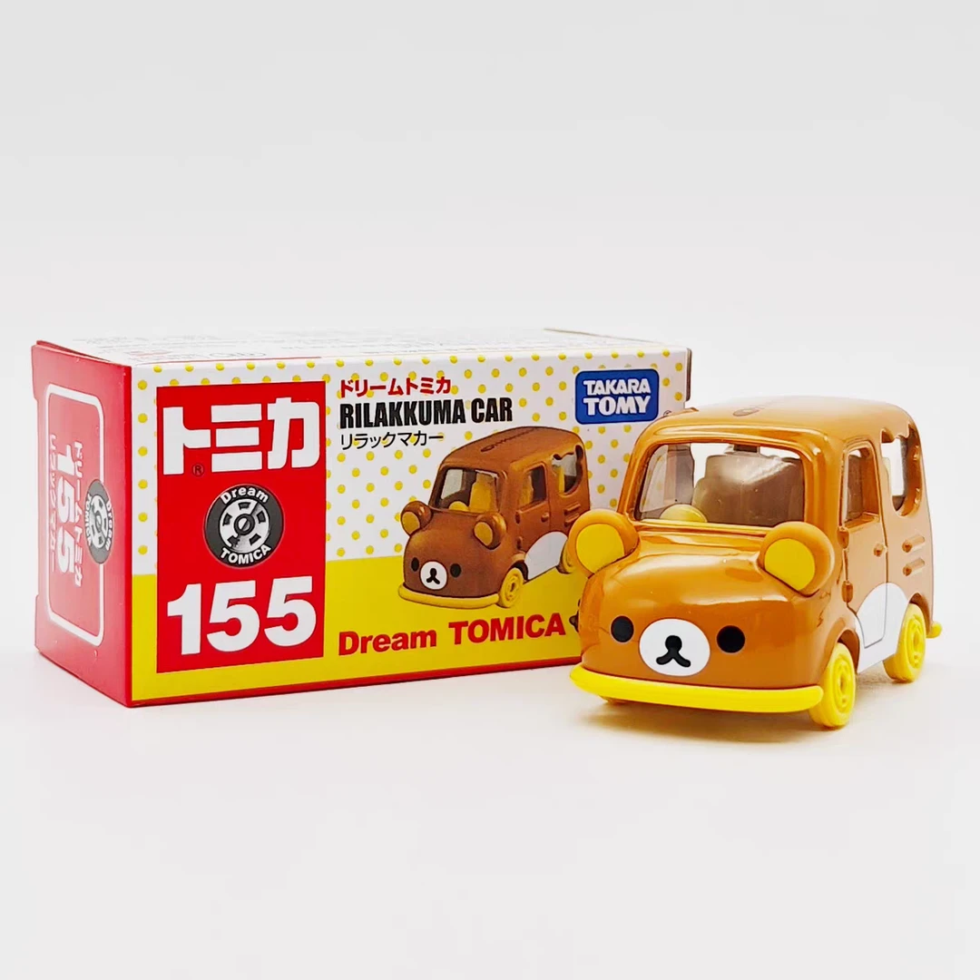 正品TOMY多美卡轻松熊卡通款联名合金车