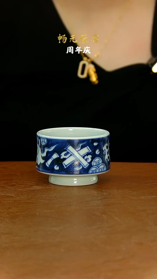 柴窑手工手绘茶具-62