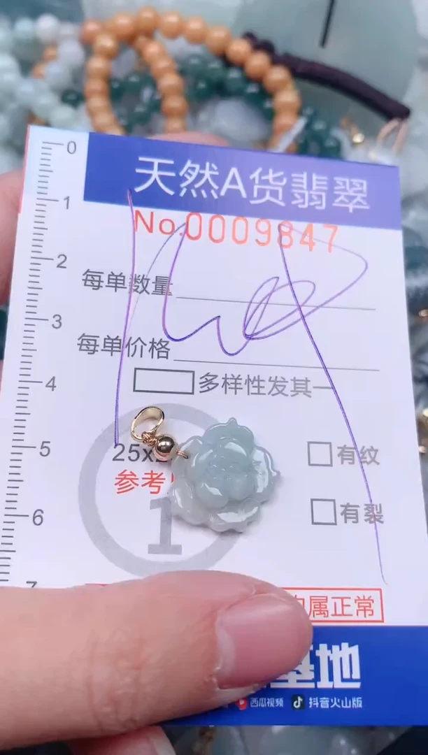 【闪购商品】翡翠挂件未镶嵌00009847