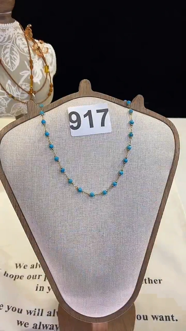 项链钛钢淡水珍珠917